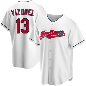 Omar Vizquel Signed Cleveland Indians Jersey Inscribed 11x GG (JSA C –